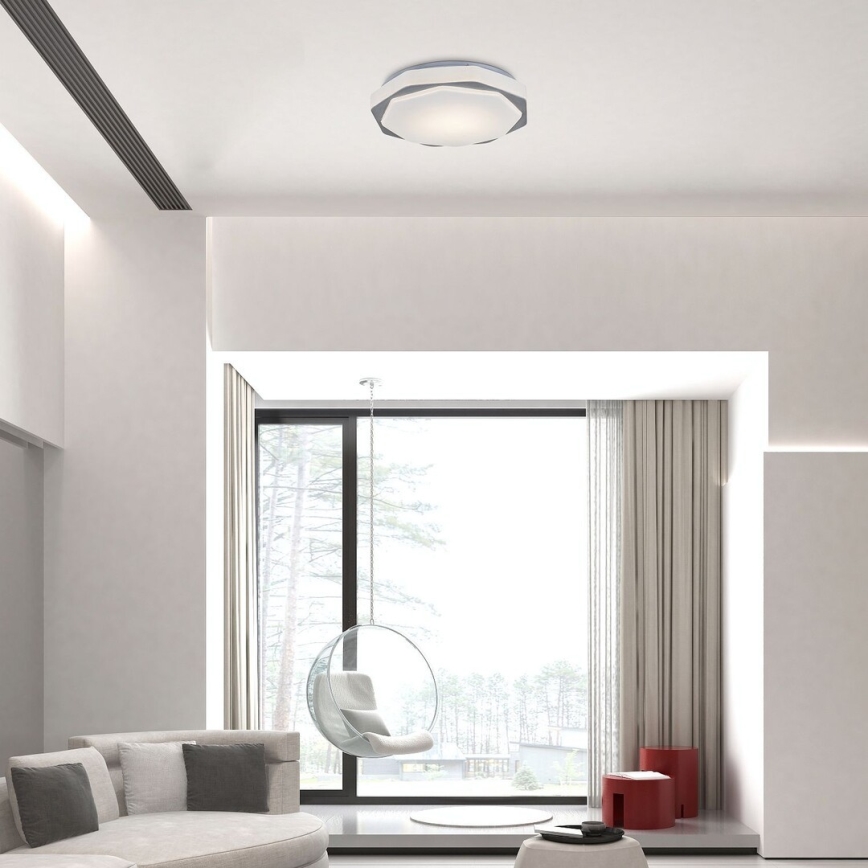 Rabalux - Himennettävä LED-kattovalaisin LED/18W/230V 3000K/4000K/6000K halkaisija 37 cm + kaukosäädin