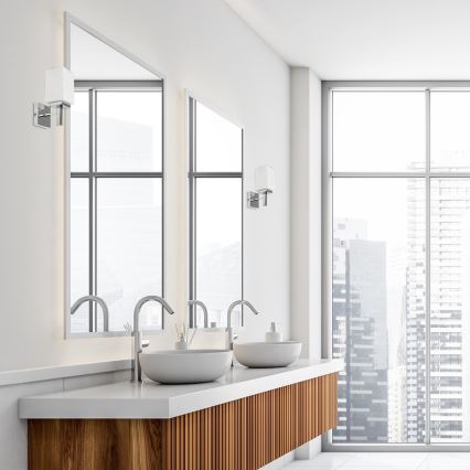 Rabalux - Kylpyhuoneen seinävalaisin 1xE14/10W/230V IP44 kiiltävä kromi