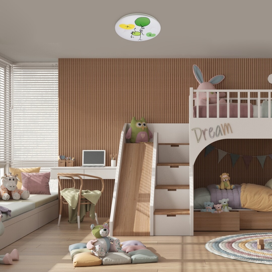 Rabalux - LED lasten kattovalaisin LED/24W/230V 3000K halkaisija 37,5 cm