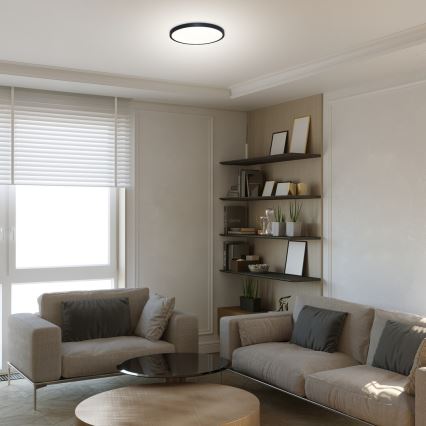 Rabalux - LED-kattovalaisin LED/24W/230V 4000K halkaisija 30 cm musta