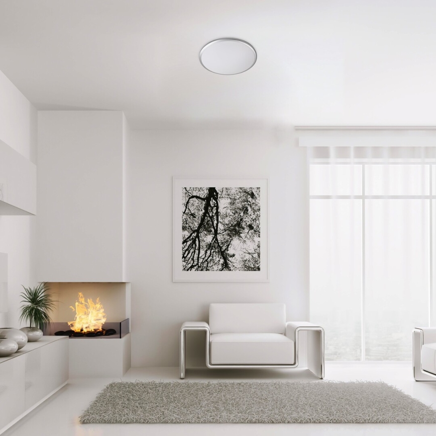 Rabalux - LED-kattovalaisin LED/18W/230V 4000K hopea 27 cm