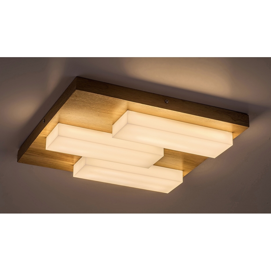 Rabalux - LED-kattovalaisin LED/30W/230V 3000K tammi 40x40 cm