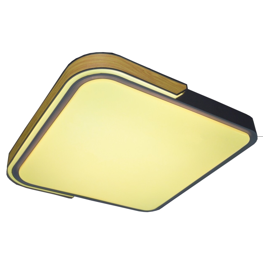 Rabalux - Himmennettävä LED-RGB-kattovalaisin LED/48W/230V 3000K/4000K/6500K Wi-Fi Tuya + kauko-ohjaus