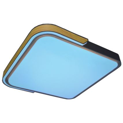 Rabalux - Himmennettävä LED-RGB-kattovalaisin LED/48W/230V 3000K/4000K/6500K Wi-Fi Tuya + kauko-ohjaus