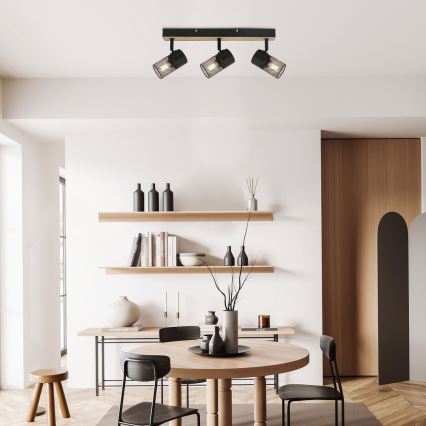 Rabalux - Kohdevalo 3xE14/40W/230V tammi