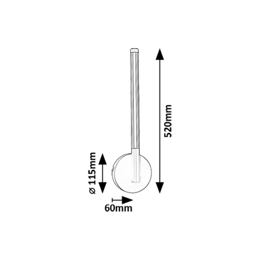 Rabalux - LED-seinävalaisin LED/6W/230V