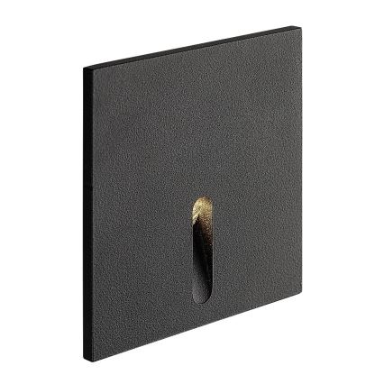 Rabalux - LED-ulkoportaikkovalaisimet LED/3W/230V IP54 3000K musta