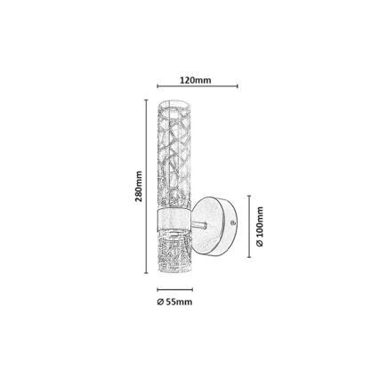 Rabalux - LED-seinävalaisin LED/8W/230V 3000K