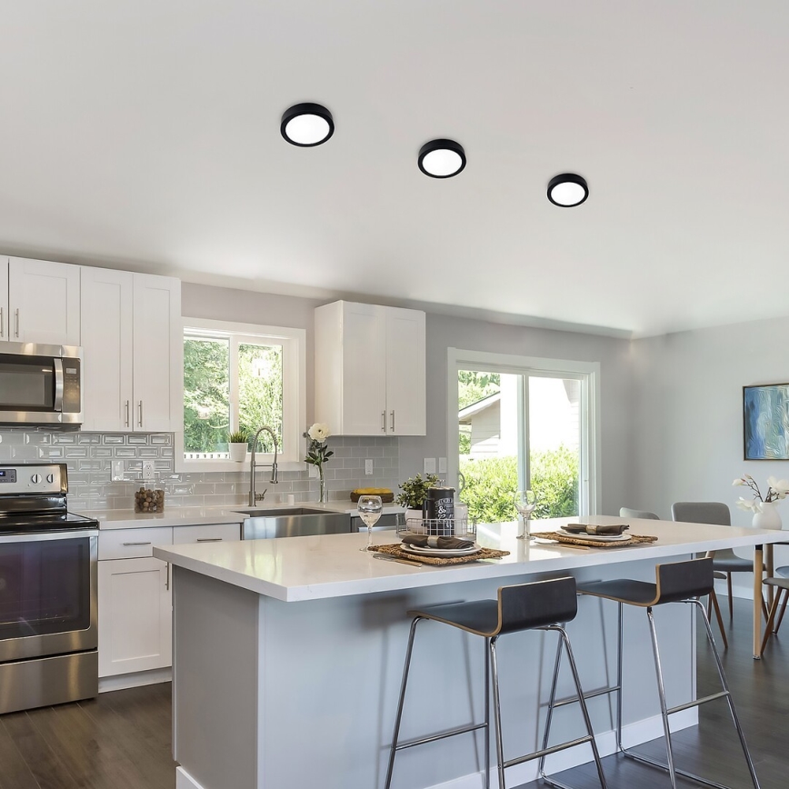 Rabalux - LED-kattovalaisin LED/15W/230V 3000K halkaisija 16 cm musta