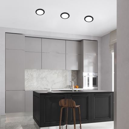 Rabalux - LED upotettava valo LED/3W/230V halkaisija 9 cm musta