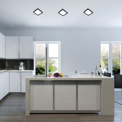 Rabalux - LED upotettava valo LED/3W/230V 9x9 cm musta