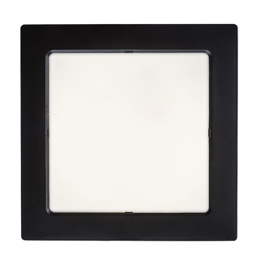 Rabalux - LED upotettava valo LED/18W/230V 22x22 cm musta