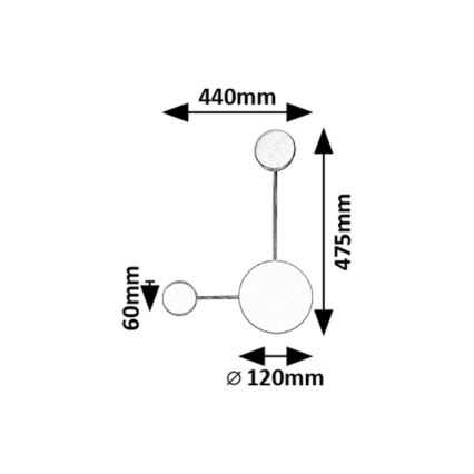 Rabalux - LED-seinävalaisin LED/7W/230V 3000K