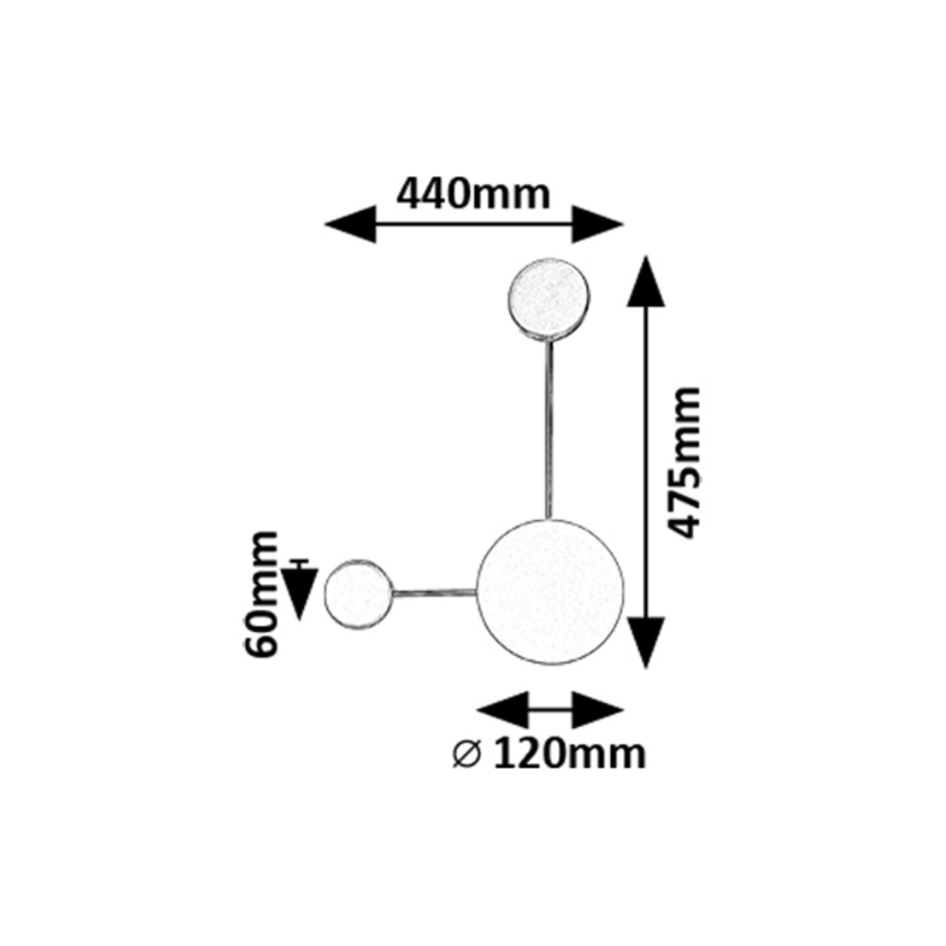 Rabalux - LED-seinävalaisin LED/7W/230V 3000K
