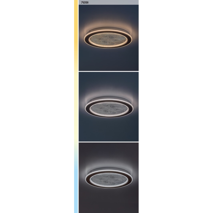 Rabalux - LED-himmennettävä kattovalaisin LED/24W/230V 3000-6500K Ø 40 cm + kaukosäädin