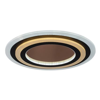 Rabalux - LED-himmennettävä kattovalaisin LED/56W/230V 3000/4000/6000K mattakromi/musta + kaukosäädin halkaisija 45 cm
