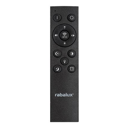 Rabalux - LED-himmennettävä kattovalaisin LED/56W/230V 3000/4000/6000K mattakromi/musta + kaukosäädin halkaisija 45 cm
