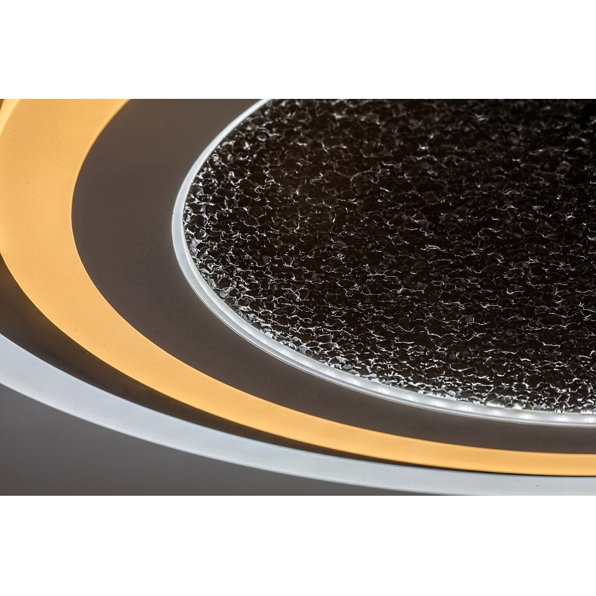 Rabalux - Himennettävä LED-kattovalaisin LED/56W/230V 3000/4000/6000K musta + kaukosäädin, halkaisija 45 cm