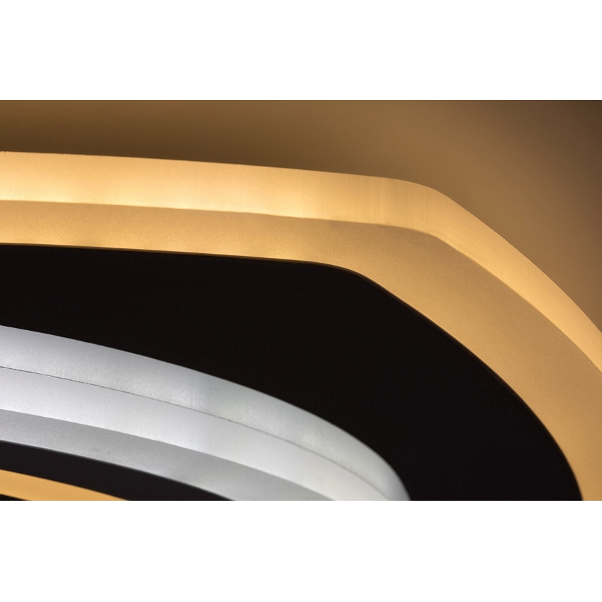 Rabalux - himmennettävä LED-kattovalaisin LED/60W/230V 3000/4000/6000K mattakromi + kaukosäädin 48x48 cm