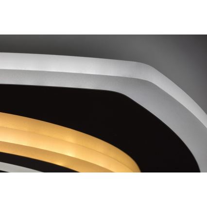 Rabalux - himmennettävä LED-kattovalaisin LED/60W/230V 3000/4000/6000K mattakromi + kaukosäädin 48x48 cm