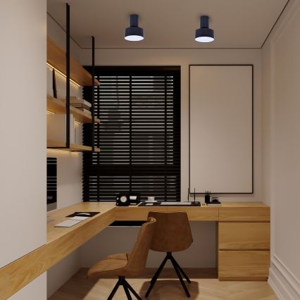 Rabalux - LED-kattovalaisin LED/10W/230V 3000K musta, halkaisija 11 cm