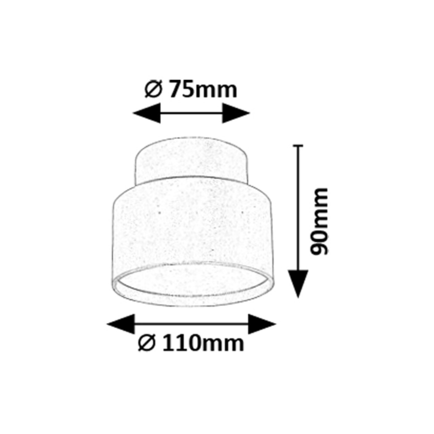 Rabalux - LED-kattovalaisin LED/16W/230V 3000K valkoinen halkaisija 11 cm