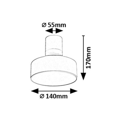 Rabalux - LED-kattovalaisin LED/16W/230V 3000K, valkoinen, halkaisija 14 cm