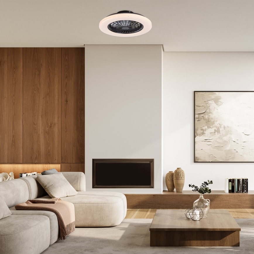 Rabalux - LED himmennettävä kattovalaisin tuulettimella LED/48W/230V 3000-6500K + kaukosäädin