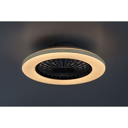 Rabalux - LED himmennettävä kattovalaisin tuulettimella LED/48W/230V 3000-6500K + kaukosäädin
