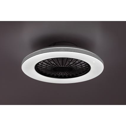 Rabalux - LED himmennettävä kattovalaisin tuulettimella LED/48W/230V 3000-6500K + kaukosäädin