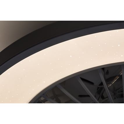 Rabalux - LED himmennettävä kattovalaisin tuulettimella LED/48W/230V 3000-6500K + kaukosäädin