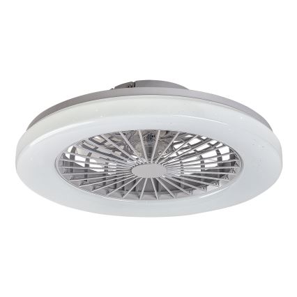 Rabalux - LED RGB himmennettävä kattovalaisin tuulettimella LED/48W/230V 3000-6500K + kaukosäädin