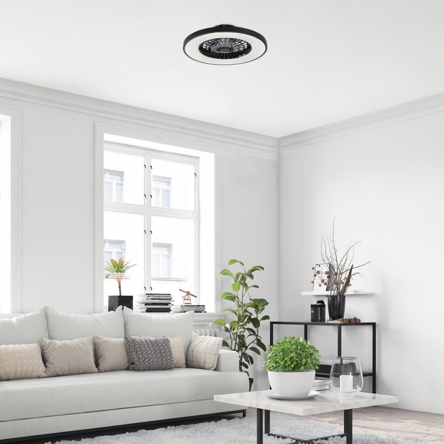 Rabalux - LED himmennettävä kattovalaisin tuulettimella LED/72W/230V 3000-6500K + kaukosäädin