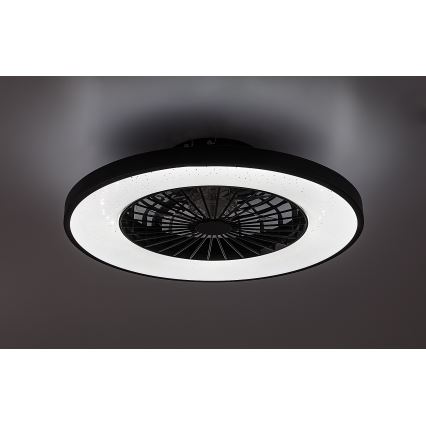 Rabalux - LED himmennettävä kattovalaisin tuulettimella LED/72W/230V 3000-6500K + kaukosäädin