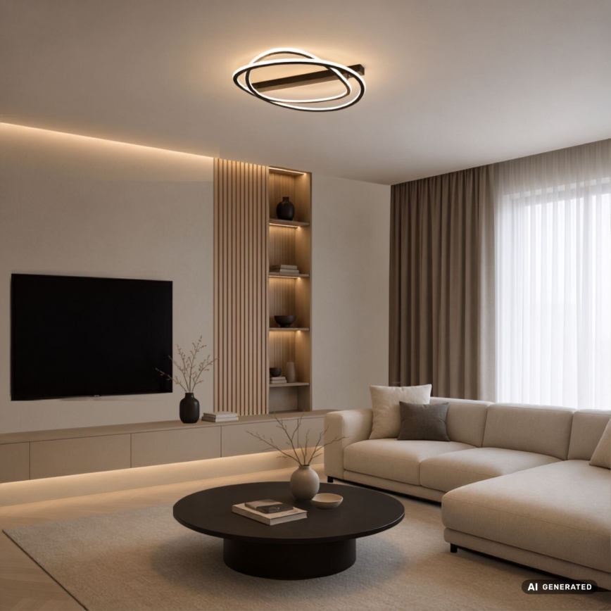 Rabalux - LED-himmennettävä kattovalaisin LED/75W/230V 3000-6500K + kaukosäädin