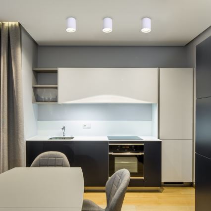 Rabalux - Kattovalaisin 1xGU10/35W/230V, Ø 7 cm, valkoinen