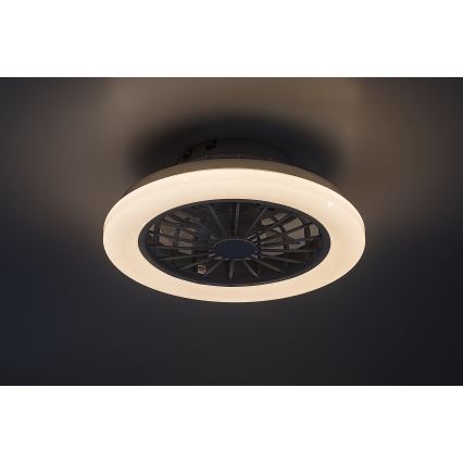 Rabalux - himmennettävä LED-kattovalaisin tuulettimella LED/24W/230V 3000-6500K + kaukosäädin
