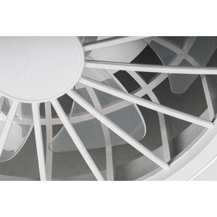 Rabalux - himmennettävä LED-kattovalaisin tuulettimella LED/24W/230V 3000-6500K + kaukosäädin