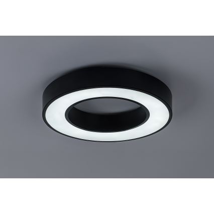Rabalux - himmennettävä LED-kattovalaisin LED/45W/230V 3000-6500K halkaisija 60 cm, musta + kaukosäädin