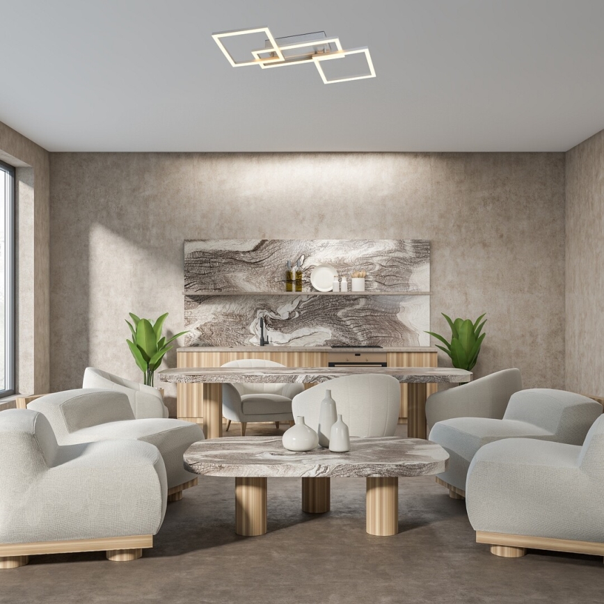 Rabalux - himmennettävä LED-kattovalaisin LED/40W/230V 3000-6500K 45x55 cm + kaukosäädin