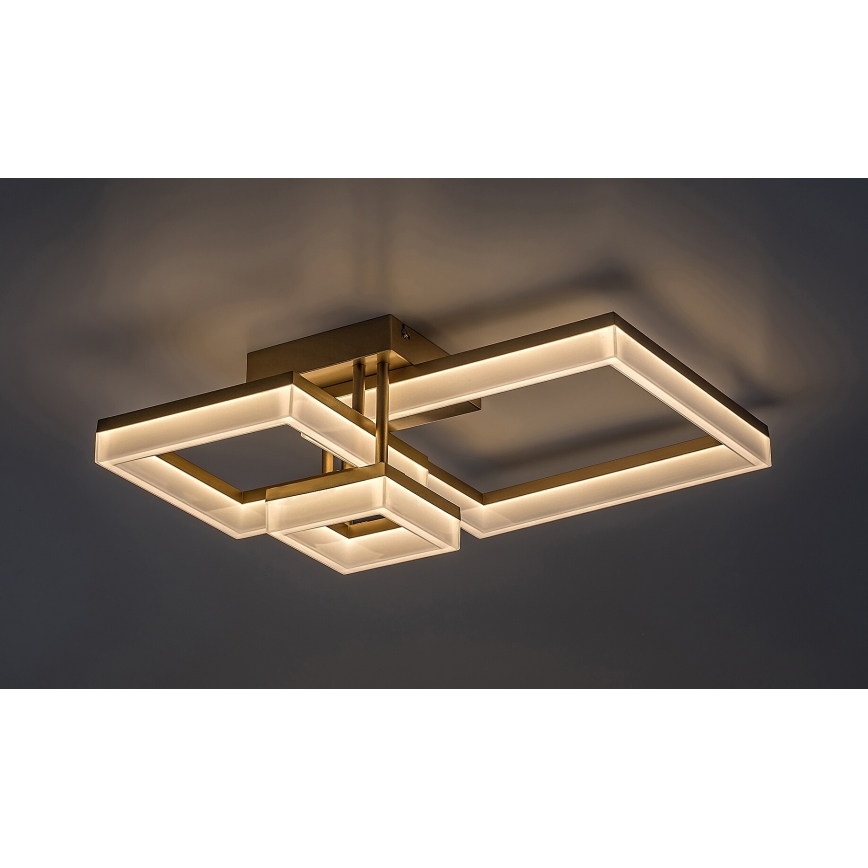 Rabalux - LED-kattovalaisin LED/22W/230V 3000/4000/6500K kulta 47x47 cm