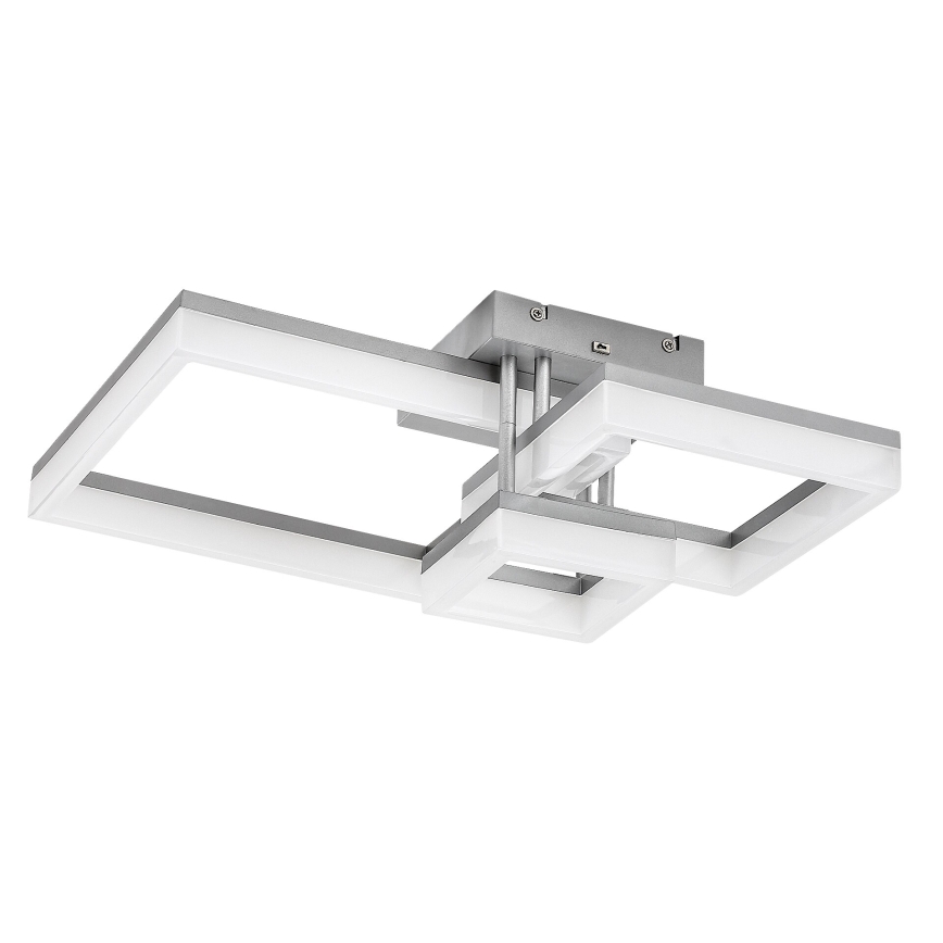 Rabalux - LED-kattovalaisin LED/22W/230V 3000/4000/6500K mattakromi 47x47 cm