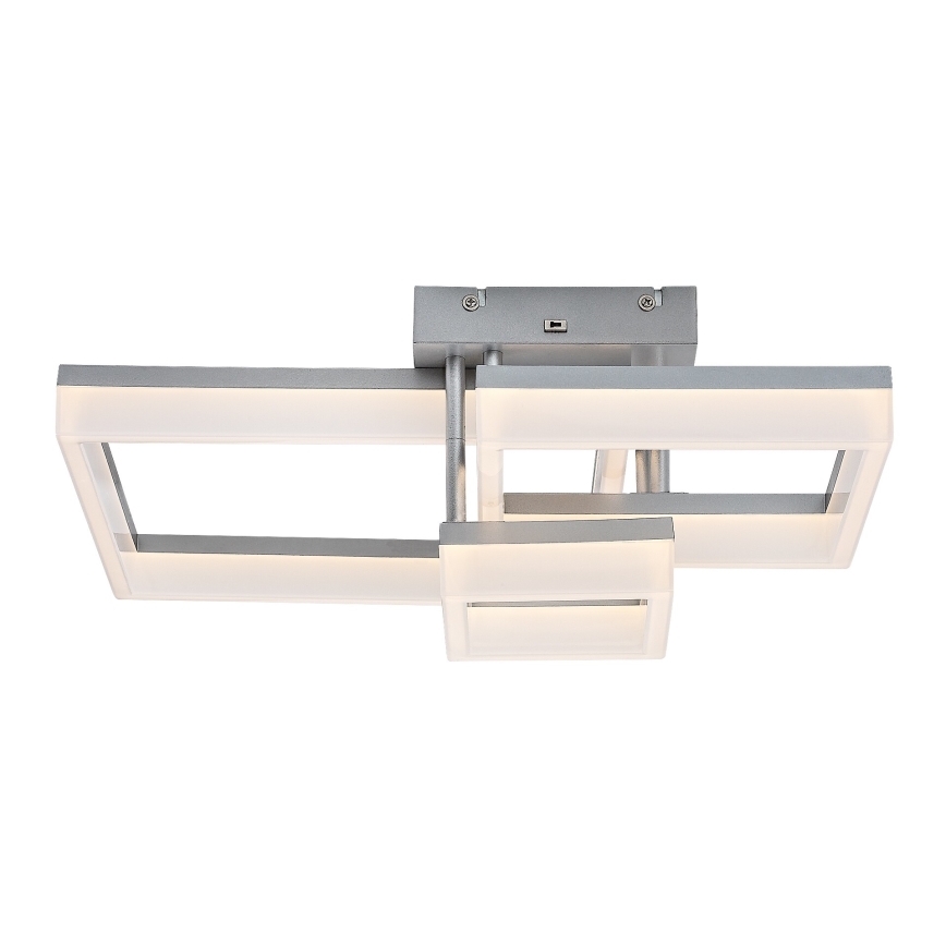 Rabalux - LED-kattovalaisin LED/22W/230V 3000/4000/6500K mattakromi 47x47 cm