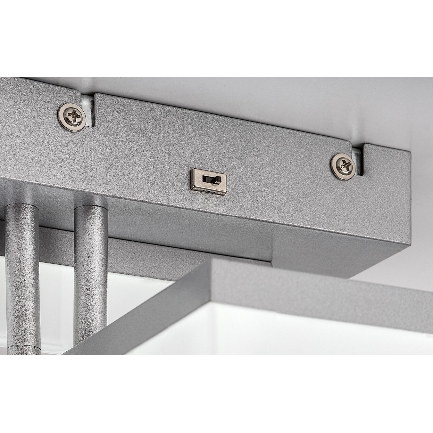 Rabalux - LED-kattovalaisin LED/22W/230V 3000/4000/6500K mattakromi 47x47 cm