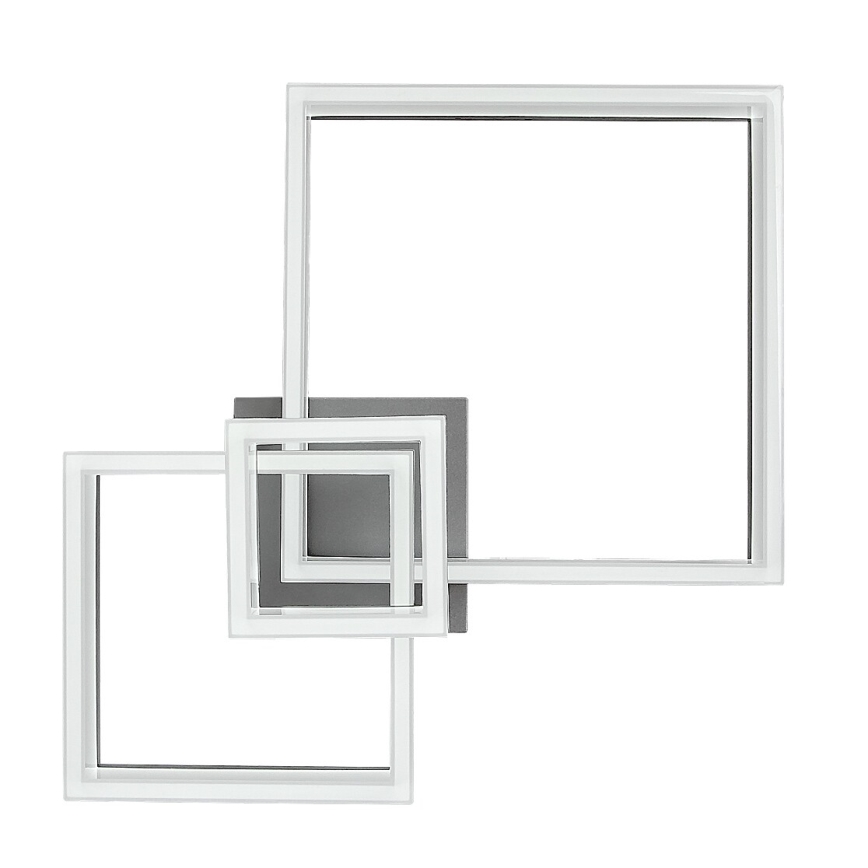 Rabalux - LED-kattovalaisin LED/22W/230V 3000/4000/6500K mattakromi 47x47 cm