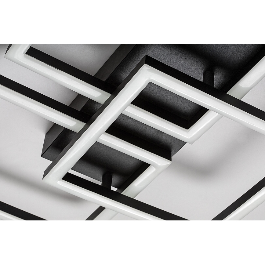 Rabalux - LED himmennettävä kattovalaisin LED/40W/230V 3000-6500K 33x100 cm musta + kaukosäädin