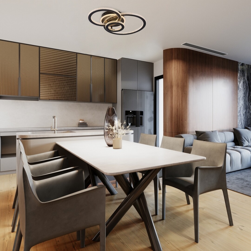 Rabalux - LED-himmennettävä kattovalaisin LED/40W/230V 3000-6500K + kaukosäädin 35x52 cm