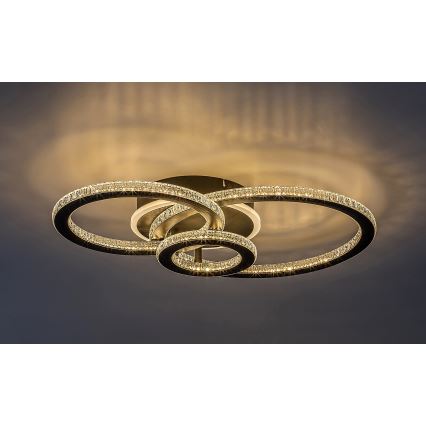 Rabalux - LED-himmennettävä kattovalaisin LED/40W/230V 3000-6500K + kaukosäädin 35x52 cm