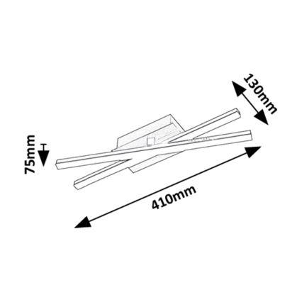 Rabalux - LED-kattovalaisin LED/16W/230V 4000K 13x41 cm