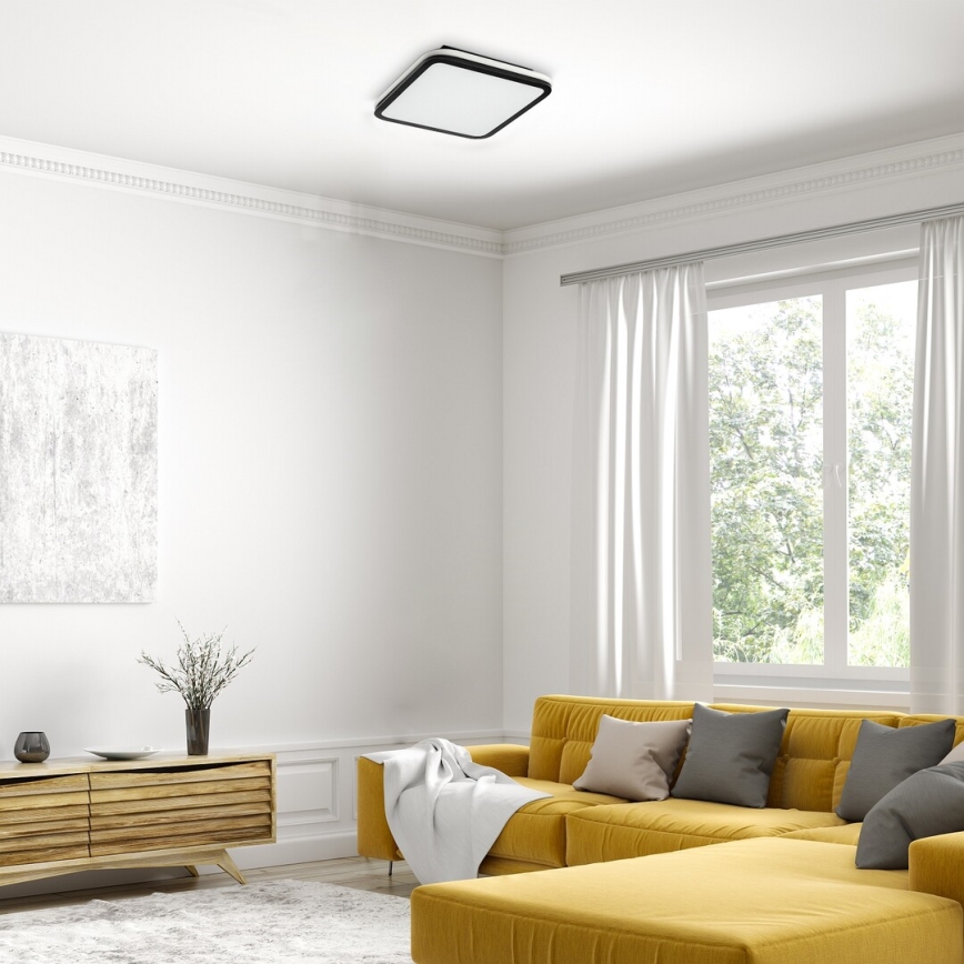 Rabalux - LED RGB himmennettävä kattovalaisin LED/43W/230V 3000-6500K + kaukosäädin 35x35 cm